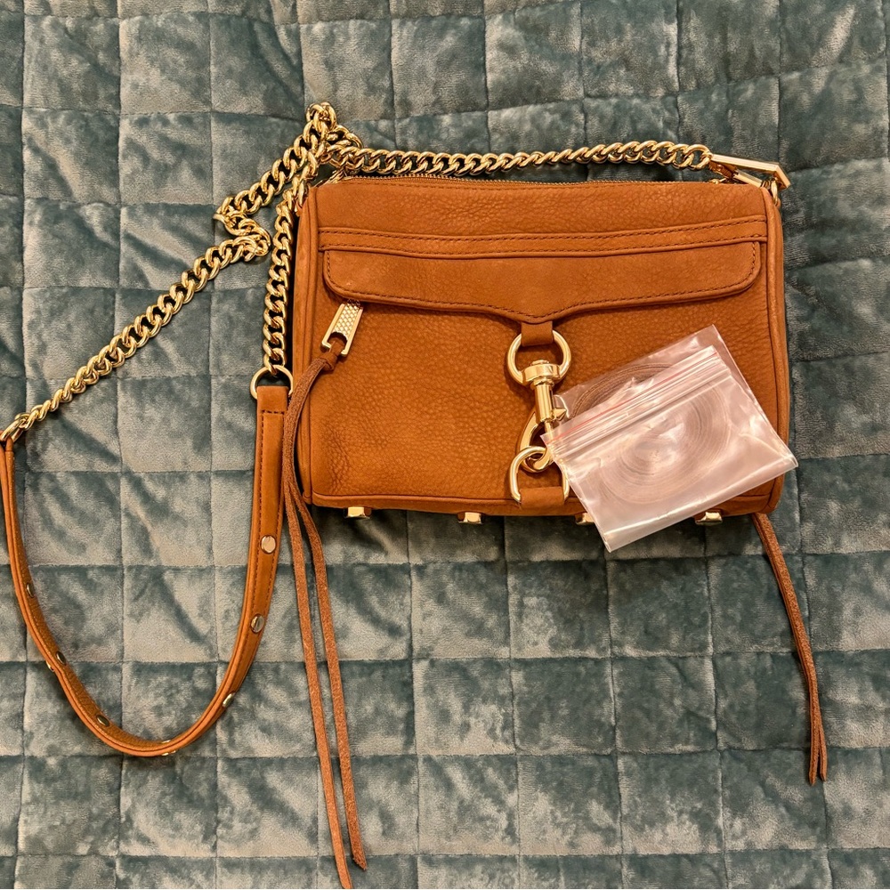 Rebecca Minkoff Mini M.A.C. Suede Crossbody bag